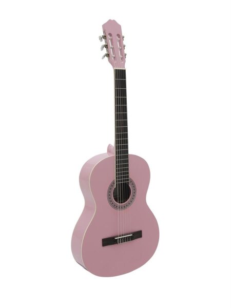 Dimavery AC-303 Klassik-Gitarre, pink
