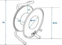 Schill Cable Drum HT300.SO A=300/C=125