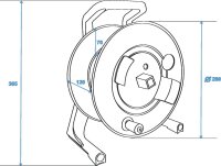 Schill IT266.RM Kunststofftrommel A=280/C=11