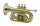 Dimavery TP-300 Bb Pocket Trumpet, gold