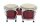 Dimavery BG-45 Bongo 4+ 5 wine red