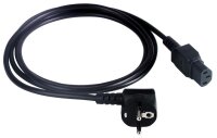 Omnitronic Kaltgeräte Netzkabel 3x0,75 0,9m sw