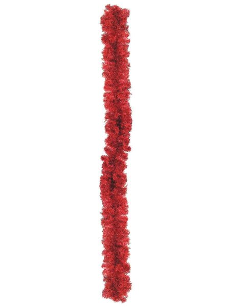 Noble pine garland, red, 270cm