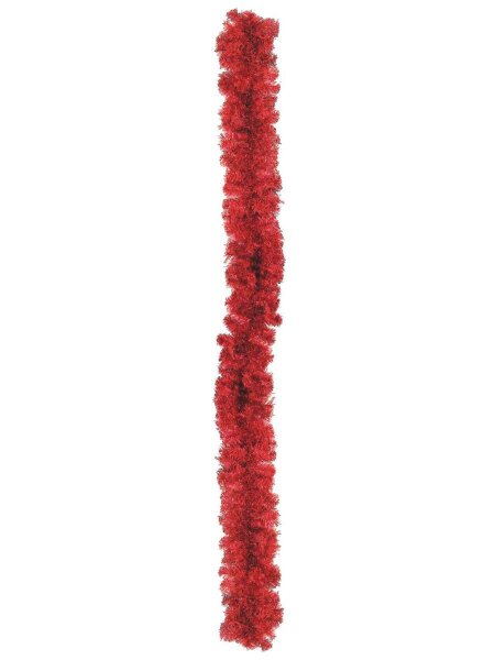 Noble pine garland, red, 270cm