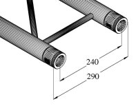 Alutruss Bilock BQ2-710 2-way Cross Beam