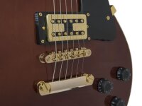 Dimavery LP-700 E-Guitar, honey hi-gloss