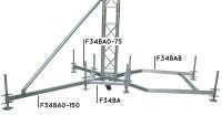 Global Truss Base, für F34/F44 mit Rollen, Alu