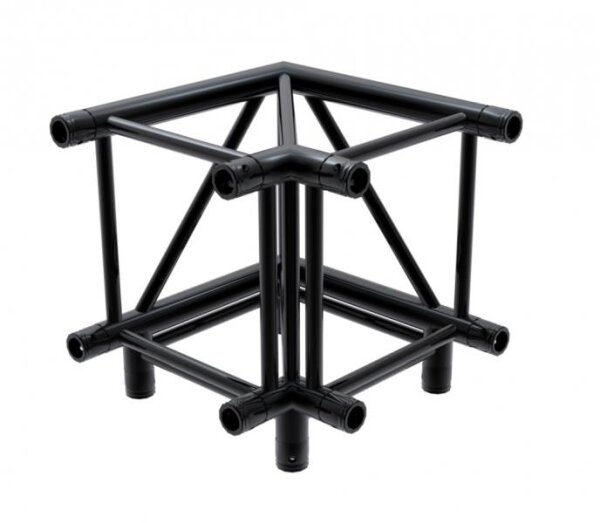 Global Truss F44 P 3-Weg Ecke C30, 90°, stage black