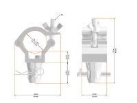 Global Truss Trussaufnehmer mit Halbkonus, für 30mm...