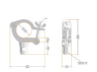 Global Truss Trussaufnehmer mit Halbkonus, für 50mm...