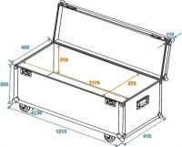 Roadinger Universal-Transport-Case R-7, 120x40cm