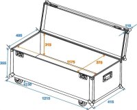 Roadinger Universal Transport Case R-7, 120x40cm