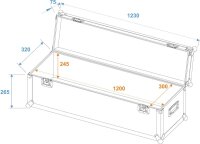 Roadinger Universal Case Profi 120x30x30cm