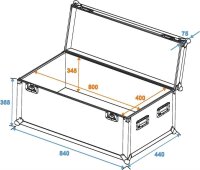 Roadinger Universal case Profi 80x40x40cm