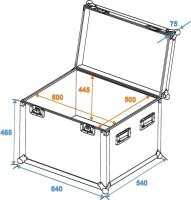 Roadinger Universal-Case Profi 60x50x50cm