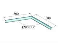 Alutruss Decolock DQ1-C23 2-Way Corner 135°