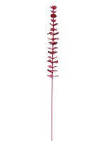 Crystal eucalyptus, burgundy 81cm 12x