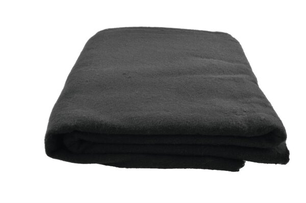 Molton schwarz 2,96m/1m