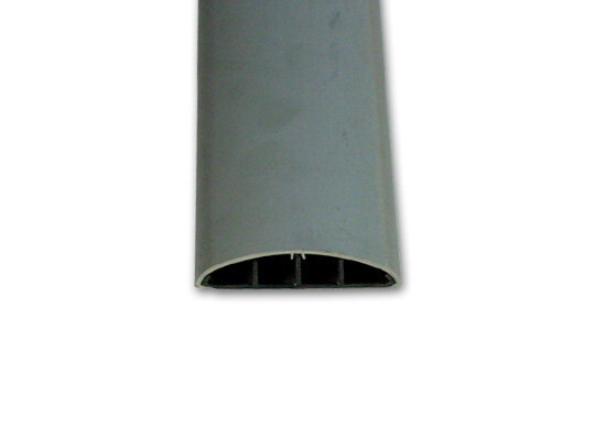Kabelbrücke, Kunststoff, grau, 4-fach, 75x 17mm, PREIS PRO METER (VERSANDLÄNGE 2m, ABNAHME IN 2m STÜCKEN)