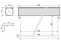 Leinwand mit Motor, 350x263cm, 4:3