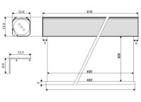 Leinwand mit Motor, 400x300cm, 4:3