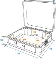 Roadinger Turntable Case Tour ALU black