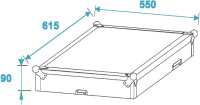 Roadinger Spezial-Kombi-Case Profi, 6 HE