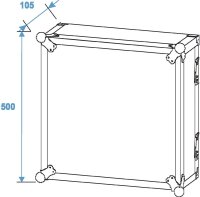 Roadinger Verstärkerrack PR-2, 10HE, 47cm tief