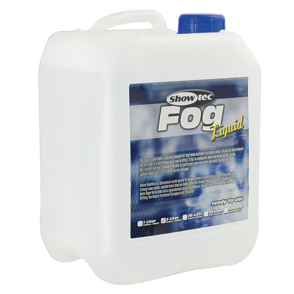 Showgear Fog Fluid, Nebelfluid, 5 Liter, Standard