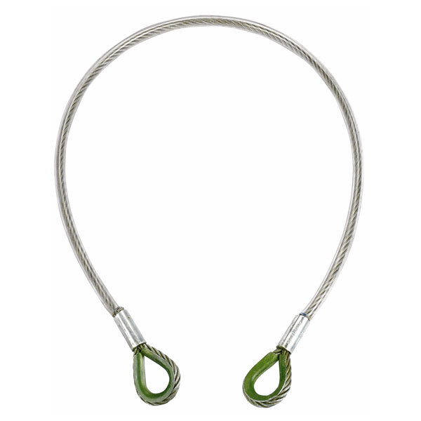 Lodestar PVC/Steel 2T WLL, Certified, 14 mm x 1 m, PVC. Steel with 6 x 36WS core