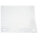 Showgear Quadratisches Tuch, Dekomolton, weiss, 1,4 x 1,4 m