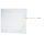 Showgear Quadratisches Tuch, Dekomolton, weiss, 4,4 x 4,4 m