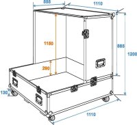 Roadinger Transportcase für Spiegelkugel 100cm