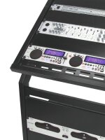 Omnitronic Rack Stand 12U/10U adjustable on Wheels