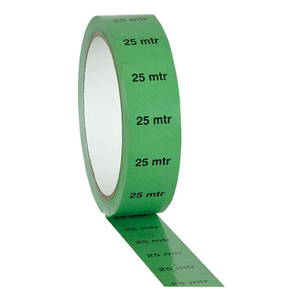 Showgear Markertape, 25mm/33m, 25m Markierung, grün