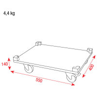 Showgear UCA-SCVWB, Wheelboard for Stack Case Value Line