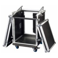 Showgear Combi Case, Rackcase mit Topmount, 10HE