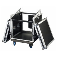 Showgear Combi Case, Rackcase mit Topmount, 8HE