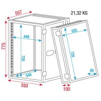 Showgear 19 Zoll Rackcase, 16U