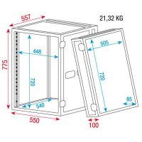 Showgear 19 Zoll Rackcase, 16U