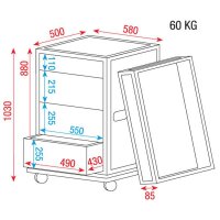 Showgear UCA-DRA2, Drawer Case 16U