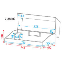 DAP-Audio Flightcase für Showmaster 48, 6U