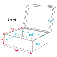 Showgear UCA-UFC2, Universal Foam Case 2