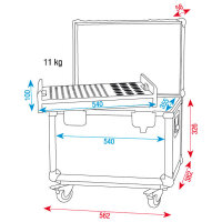 Showgear UCA-CA2, Conical Adapter Case II, For 28 adapters & 96 Pins & Storage