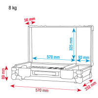 Showgear UCA-CA3, Conical Adapter Case III, für 24 Adapter und 50 Pins