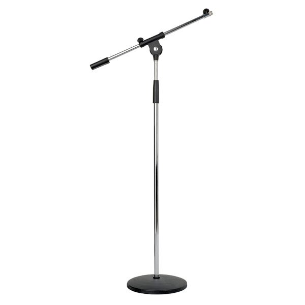 Showgear Mic. Stand 160 cm Chrome, 960-1600mm