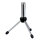 Showgear Mini Desk Mic. Stand, Chrome, 15 cm