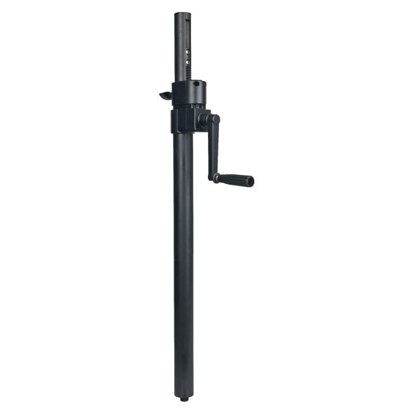 Showgear Wind up speakerstand M20 Thread 35mm, Steel 780-1300mm max load 38Kg