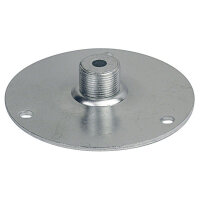 Showgear Mounting Plate 60 mm for Gooseneck, Chrome