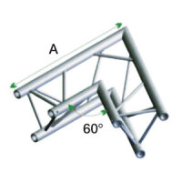 Milos Deco-22 Triangle Truss, Corner, ACM20, 60° corner